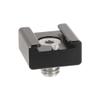 CAMVATE 3/8"-16 Cold Shoe Mount Adapter Compatible for ARRI-Locating Pin view 1