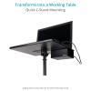 PROAIM Universal Laptop Workstation for Tethered Shooting  Size 16x13 Fits All Laptops | Most Affordable Workstation for Photographers, Videomakers & Filmmakers | Aluminum Desk mounts to C-Stand view 3