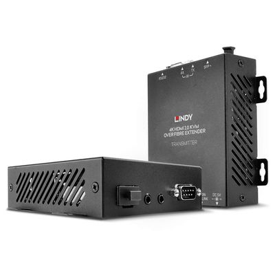 LINDY 39392 300m Fibre Optic HDMI 18G & USB KVM Extender