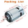 775 DC Motor DC 12V - 24V Max 12000 RPM Ball Bearing Large Torque High Power Low Noise Gear Motor Electronic Component Motor 2-Packwith Bracket view 4
