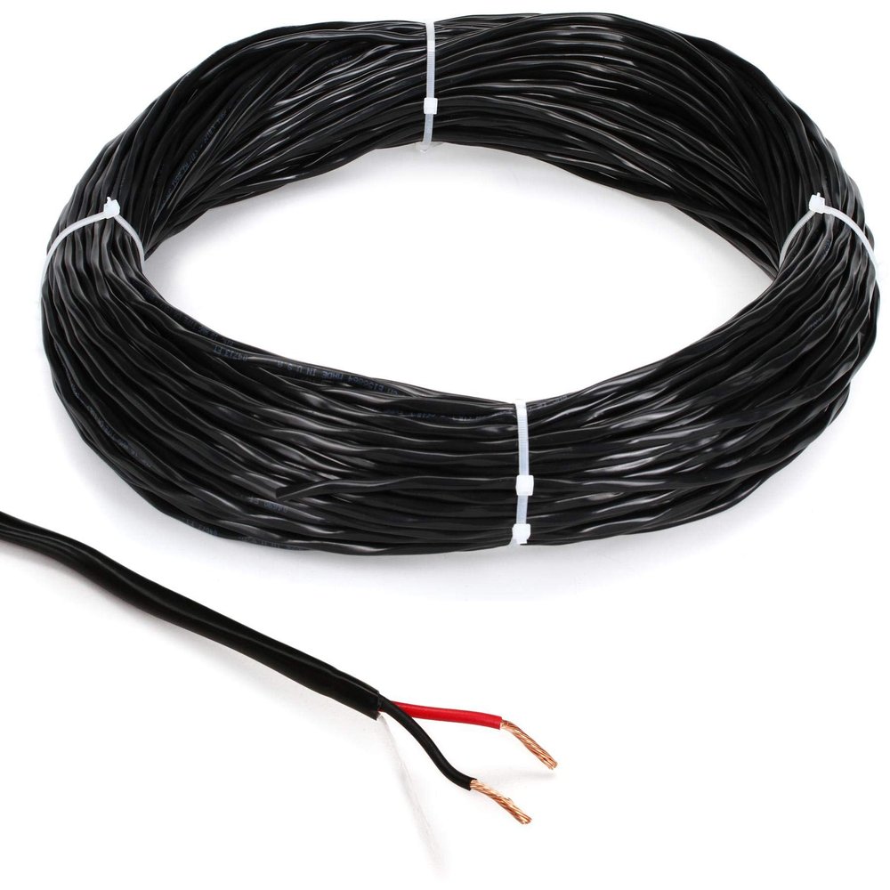 Proco CM-16/2.K Bulk Install Speaker Wire - Black 250 Foot