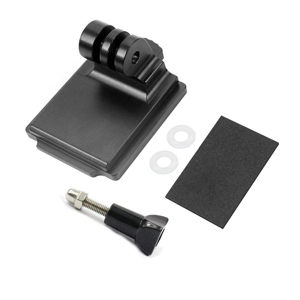 Aluminum Helmet Fixed Mount NVG Base Holder Adapter Compatible with GOPRO Hero 8 7 4 5 6 Session yi Sjcam EKEN Action Video Sports Cameras