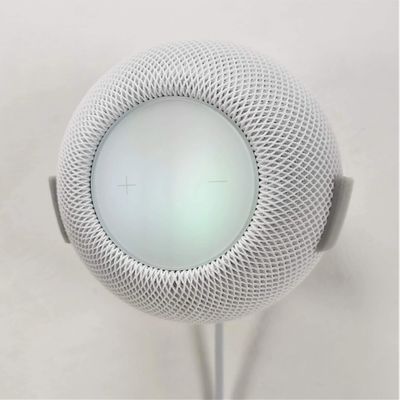 3D Cabin HomePod Mini Wall Bracket Wall Mount Holder Holster for Apple Grey
