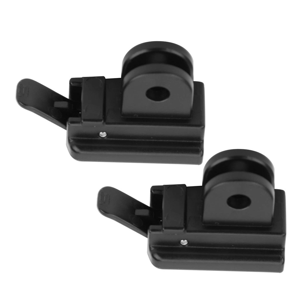 Alomejor 2pcs Light Holder Flashlight Stand Adapter Flashlight Mount Cycling Front Lamp Bracket Holder for