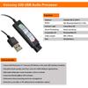VoiceJoy QD(Quick Disconnect) Connector to USB Adapter Cable with Volume Adjuster, Mute for Speaker and Microphone Separately Compatible with Any Plantronics Headset QD Plug view 2