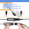 VoiceJoy QD(Quick Disconnect) Connector to USB Adapter Cable with Volume Adjuster, Mute for Speaker and Microphone Separately Compatible with Any Plantronics Headset QD Plug view 3