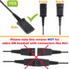 VoiceJoy QD(Quick Disconnect) Connector to USB Adapter Cable with Volume Adjuster, Mute for Speaker and Microphone Separately Compatible with Any Plantronics Headset QD Plug view 4