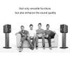 Audio Stand Audio shelf bracket Solid wood floor-standing speaker stand Black desktop shelf Home audio stand Strong and durable Sound surround Audio Stand ( Color : Black , Size : 23*30*90cm ) view 2