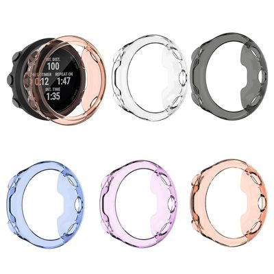 Compatible with Garmin Forerunner 45/ Swim 2 Case, Replacement Screen Protector Case Cover Plating Process TPU Shockproof Guard Thin Bumper Shell for Forerunner 45/ Swim 2 Watche (FiveColors)