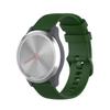 Anrir Compatible for Garmin Vivoactive 4S Band, 18mm Soft Silicone Band for Garmin Vivomove 3S 39mm, Fossil Women's Gen 5E 42mm, Fossil Q Venture Gen 4 HR/Gen 3, Fossil Women's Sport 41mm-Army Green view 3