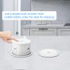 ANNQUAN 4.75inch Pop Up Outlet for Countertop with 15W Wireless Charger,4 Outlet,1 USB-C,1 USB-A,Pop Up Power Outlet for Table Workbench Nightstand view 3