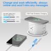 ANNQUAN 4.75inch Pop Up Outlet for Countertop with 15W Wireless Charger,4 Outlet,1 USB-C,1 USB-A,Pop Up Power Outlet for Table Workbench Nightstand view 4