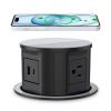 ANNQUAN 4.7inch Pop Up Outlet for Countertop with 15W Wireless Charger,4 Outlet,1 USB-C,1 USB-A,Pop Up Power Outlet for Table Workbench Nightstand view 1