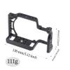 Hersmay Aluminum DSLR Rig Camera Cage Video Stabilizer for Sony A6500 A6400 A6300 A6000 A6100 Cameas with Cold Shoe,Handle Locating Holes,Multiple 1/4" 3/8" Screw Holes view 2