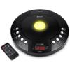 HANNLOMAX HX-330CD CD Player, FM Radio, Bluetooth, Alarm Clock, Red LED Display, USB Port for Charging and MP3 Playback, Aux-in, Remote Control Included, AC Operation only. (Black) view 1
