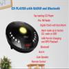 HANNLOMAX HX-330CD CD Player, FM Radio, Bluetooth, Alarm Clock, Red LED Display, USB Port for Charging and MP3 Playback, Aux-in, Remote Control Included, AC Operation only. (Black) view 2