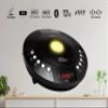 HANNLOMAX HX-330CD CD Player, FM Radio, Bluetooth, Alarm Clock, Red LED Display, USB Port for Charging and MP3 Playback, Aux-in, Remote Control Included, AC Operation only. (Black) view 3
