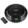 HANNLOMAX HX-329CD CD Player with Wireless Charging, FM Radio, Bluetooth, Digital Clock with Dual Alarm, Green LED Display, USB Port for Charging/MP3 Playback, Aux-in, Remote Control. view 1
