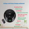 HANNLOMAX HX-329CD CD Player with Wireless Charging, FM Radio, Bluetooth, Digital Clock with Dual Alarm, Green LED Display, USB Port for Charging/MP3 Playback, Aux-in, Remote Control. view 2