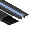 Cable Coach FK1875SW1 PVC Floor Cable Tidy Semicircular Cable Bridge for up to 3 Cables/Width 7.5 cm Length 1 m Colour: Black view 2