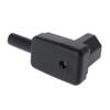 HELYZQ 90 Degree Angled IEC 320 C13 Female Plug AC 10A 250V Power Cord Cable Connector view 2
