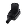 HELYZQ 90 Degree Angled IEC 320 C13 Female Plug AC 10A 250V Power Cord Cable Connector view 3