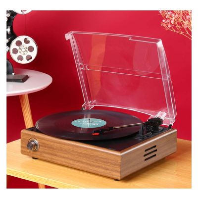 Vinyl Record Player with Stylus,Record Player Turntable for Vinyl Record Player, 3-Speed Belt-Driven for Entertainment and Home Decoration (Color : A)