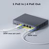 Cudy 4 Channel Gigabit PoE Extender, 1000 Mbps, 1 PoE Input, 4 PoE Output, PoE Repeater, PoE+ Amplifier, PoE++ Booster, Wall Mounting, IEEE 802.3bt / 802.3at / 802.3af Compliance view 4