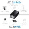 Cudy 2 Channel Gigabit PoE Injector, 10/100/1000Mbps, 2 Gigabit Input, 2 PoE Output, 2 x 30 watts PoE Adapter, Wall-Mount, Comply with 802.3at / 802.3af, 48V view 3