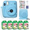 Fujifilm Instax Mini 11 Instant Camera Sky Blue + Custom Case Fuji Film Value Pack (50 Sheets) Flamingo Designer Photo Album for instax Photos view 1