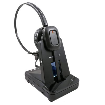 INNOTALK Remote Answering Wireless Headset for Polycom VVX101, VVX 201, VVX 301, VVX 311, VVX 401, VVX 411, VVX 501, VVX 601, Any VVX - Includes EHS Cable for Poly