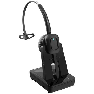 INNOTALK Remote Answering Enhanced Comport DECT Wireless Headset for Poly Polycom VVX Series Phones, EHS Remote Cable Included | for VVX 300, 310, 400, 410, & All VVX Models