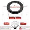 Infinity RS-8B, Complete System Speaker Repair Kit FSK-INFRS8BC view 4