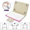 DETUOSI Universal 10.1 inch Android Tablet Case with Keyboard, Removable Wireless Bluetooth Keyboard + PU Leather Folio Book Cover + Stand, Travel Portable Sleeve for iOS/Android/Windows System Tablet view 4