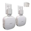 The eero Pro Genie for eero Pro 6 and 6E Wall Mount Outlet Holder Stand (2-Pack) | Lowest Profile | Open Access | Multiple Install Options | Reinforced Support | Horizontal Outlets view 1