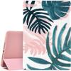 JOYLAND Monstera Pad Case Cover for iPad 8th/9th Generation Rose Gold Case Flowers Anti-Scratch Shockproof Lightweight Smart Trifold Stand Cover Soft TPU Cover for 10.2" iPad 2020/2021 view 1