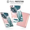 JOYLAND Monstera Pad Case Cover for iPad 8th/9th Generation Rose Gold Case Flowers Anti-Scratch Shockproof Lightweight Smart Trifold Stand Cover Soft TPU Cover for 10.2" iPad 2020/2021 view 3