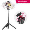 Ulanzi MT-16 Camera Tripod Stand Holder, Mini Tabletop Tripod Selfie Stick with Cold Shoe for iPhone 17 Canon G7X Mark III Sony ZV-1 RX100 Osmo Pocket3 Osmo Nano Vlogging Filmmaking Live Streaming view 4