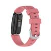 FitTurn Band Compatible with Fitbit Inspire 2 Bands, Replacement Accessory Soft Silicone Band Women Men for Inspire 2 Activity Tracker Wristbands in 10 Colors with Metal Clasp Fastener (Red) view 3