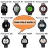 honecumi Bands Compatible with Garmin Approach S20/ S5/ S6/Forerunner 220/230/ 235/235Lite/ 620/630/ 735/735XT Smart Watchband Wrist Band Strap for Men Women Soft Silicone Colorful Band-Mint/Black view 2