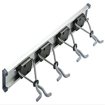 Auric 36 in. Sliding Grip Clamp Organizer Storage Systems44; Gray