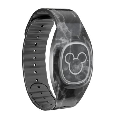 Design Skinz Smooth Black Marble - Skin Decal Vinyl Full-Body Wrap Kit Compatible with The Disney MagicBand 2.0 (Disney MagicBand 2.0 Not Included)