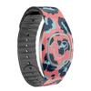 Design Skinz Leopard Coral and Teal V23 - Skin Decal Vinyl Full-Body Wrap Kit Compatible with The Disney MagicBand 2.0 (Disney MagicBand 2.0 Not Included) view 1