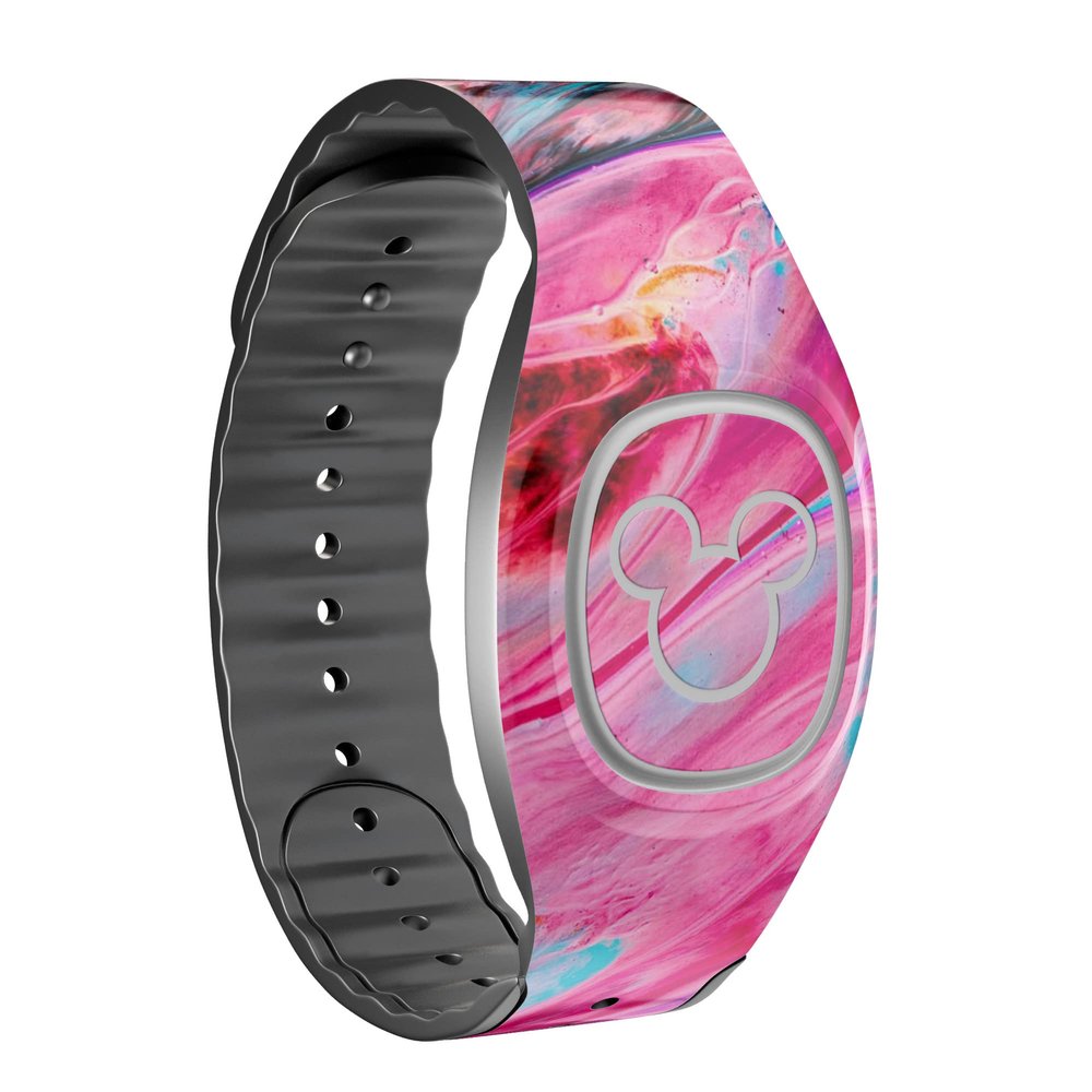 Design Skinz Liquid Abstract Paint V67 - Skin Decal Vinyl Full-Body Wrap Kit Compatible with The Disney MagicBand 2.0 (Disney MagicBand 2.0 Not Included)