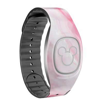 Design Skinz Marbleized Pink Paradise V6 - Skin Decal Vinyl Full-Body Wrap Kit Compatible with The Disney MagicBand 2.0 (Disney MagicBand 2.0 Not Included)