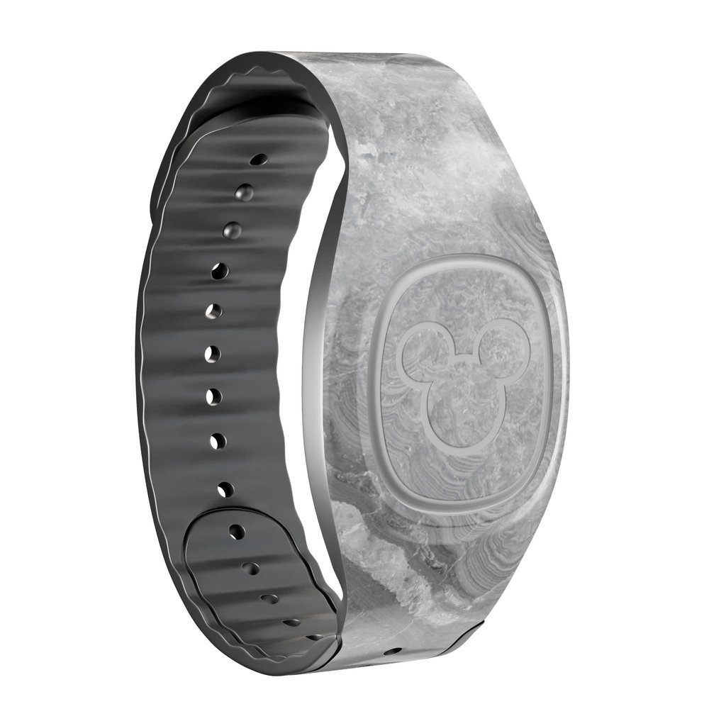 Design Skinz Gray Slate Marble V26 - Skin Decal Vinyl Full-Body Wrap Kit Compatible with The Disney MagicBand 2.0 (Disney MagicBand 2.0 Not Included)