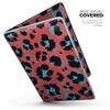 Design Skinz Leopard Coral and Teal V23 - Premium Full-Body Cover Wrap Protective Scratch Resistant Decal Skin-Kit Compatible with The MacBook 13" Pro w/TB (A2289) view 2