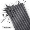 Design Skinz Textured Black Carbon Fiber Skin Decal Vinyl Full-Body Wrap Kit Compatible with Samsung Galaxy Note 9 view 4