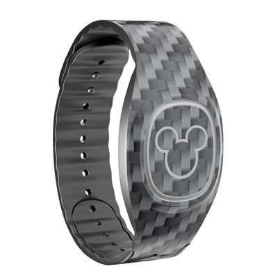 Design Skinz Textured Black Carbon Fiber - Skin Decal Vinyl Full-Body Wrap Kit Compatible with The Disney MagicBand 2.0 (Disney MagicBand 2.0 Not Included)