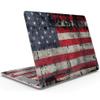 Design Skinz American Distressed Flag Panel Full-Body Wrap Scratch Resistant Decal Skin-Kit Compatible with MacBook 15" Pro w/TB (A1990) view 3